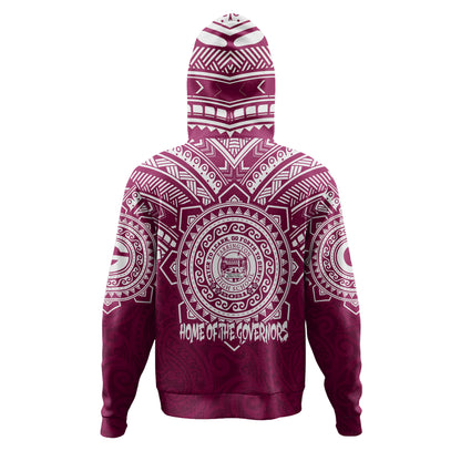 Hawaii Hoodie Custom Farrington High School Home Of The Governors Tribal Style
