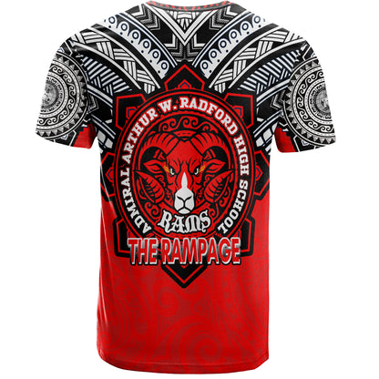 Hawaii T-Shirt Custom Radford High School Home Of The RamPage Tribal Style