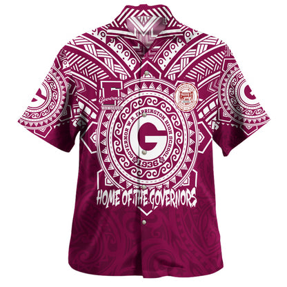 Hawaii Hawaiian Shirt Custom Farrington High School Home Of The Governors Tribal Style