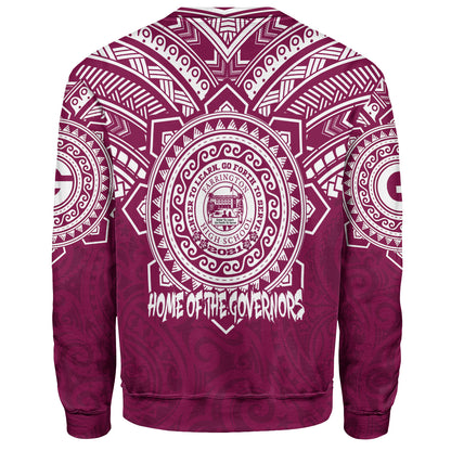 Hawaii Sweatshirt Custom Farrington High School Home Of The Governors Tribal Style