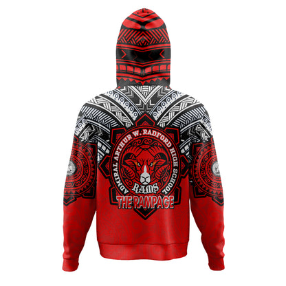 Hawaii Hoodie Custom Radford High School Home Of The RamPage Tribal Style