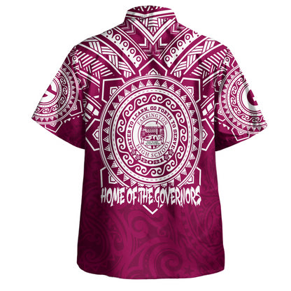 Hawaii Hawaiian Shirt Custom Farrington High School Home Of The Governors Tribal Style