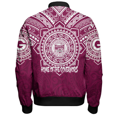 Hawaii Bomber Jacket Custom Farrington High School Home Of The Governors Tribal Style