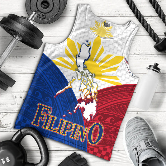 Philippines Tank Top - Philippines National Bird With Sun And Stars Style