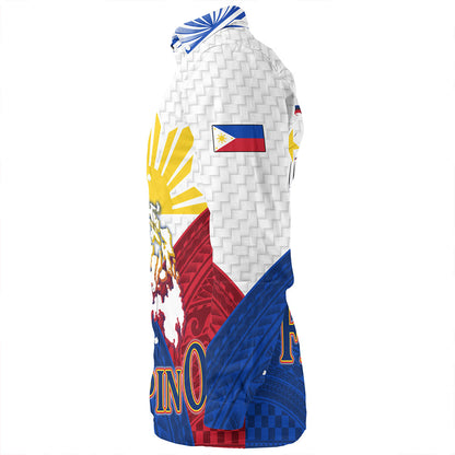 Philippines Long Sleeve Shirt - Philippines National Bird With Sun And Stars Style