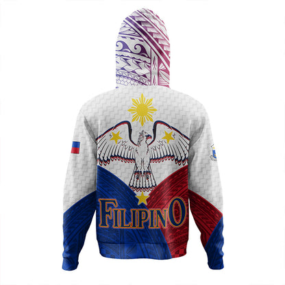Philippines Hoodie - Philippines National Bird With Sun And Stars Style