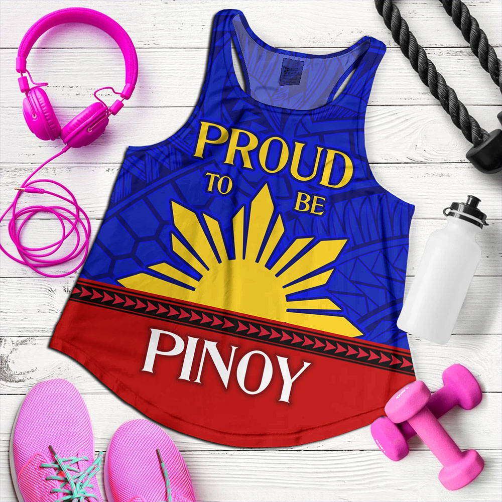 Philippines Women Tank - Proud To Be Pinoy