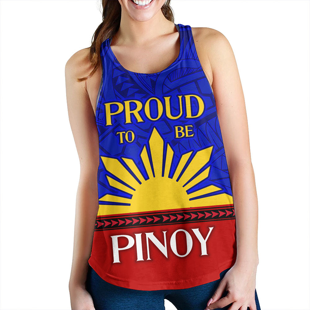 Philippines Women Tank - Proud To Be Pinoy