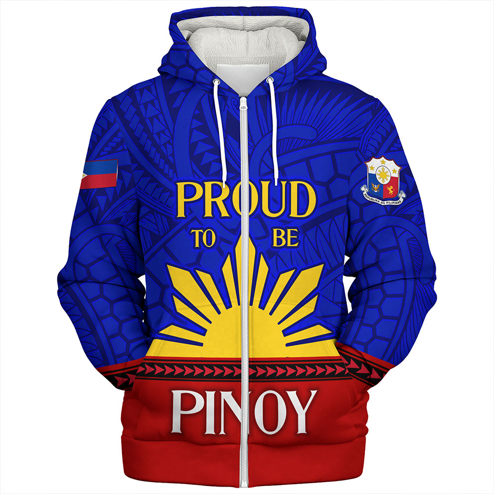 Philippines Sherpa Hoodie - Proud To Be Pinoy
