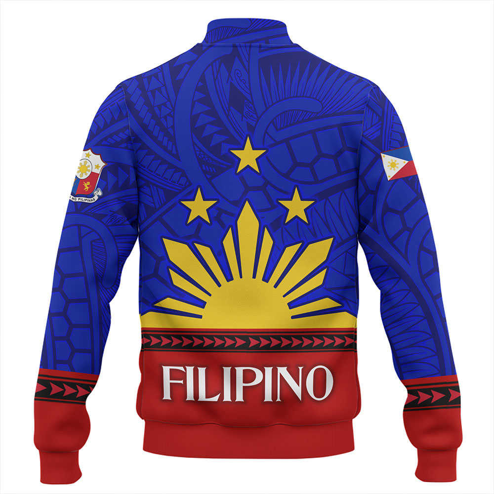 Philippines Baseball Jacket - Proud To Be Pinoy