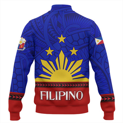 Philippines Baseball Jacket - Proud To Be Pinoy