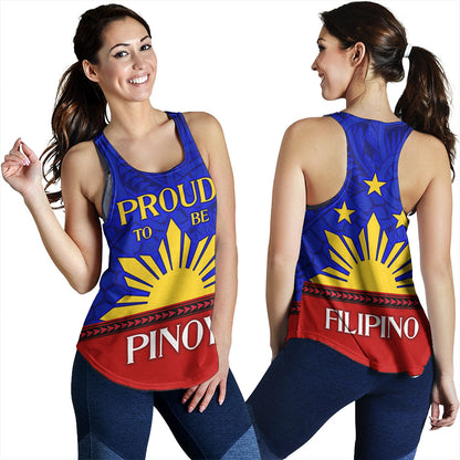 Philippines Women Tank - Proud To Be Pinoy