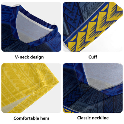 Micronesian Culture Tribal Patterns Special Design Rugby Jersey