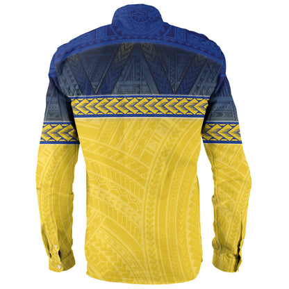 Micronesian Culture Tribal Patterns Special Design Long Sleeve Shirt