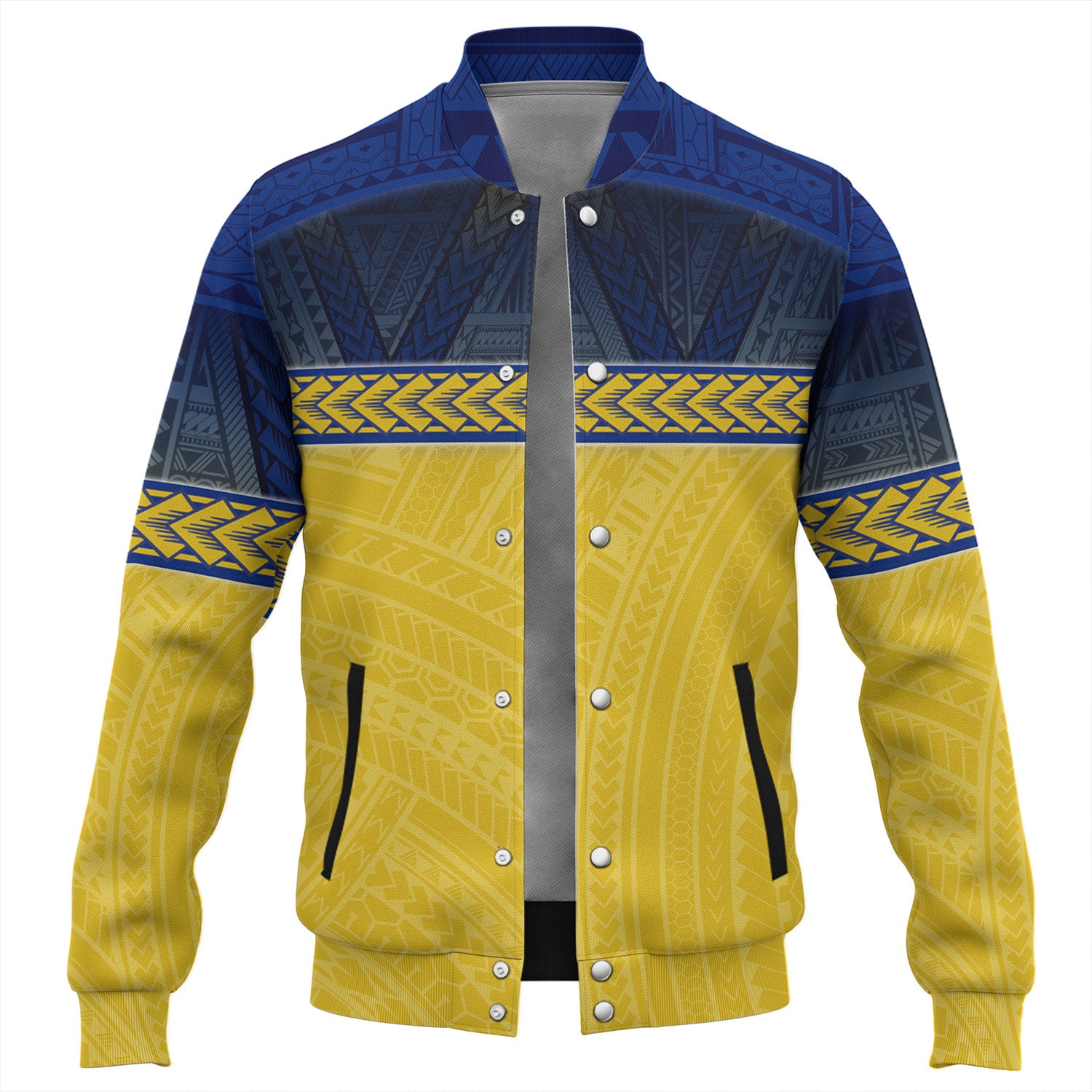 Micronesian Culture Tribal Patterns Special Design Baseball Jacket