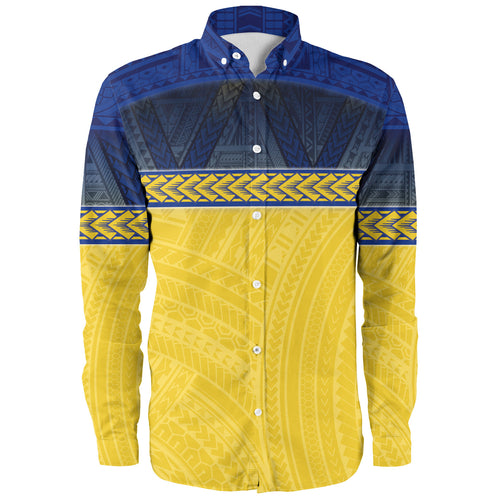 Micronesian Culture Tribal Patterns Special Design Long Sleeve Shirt