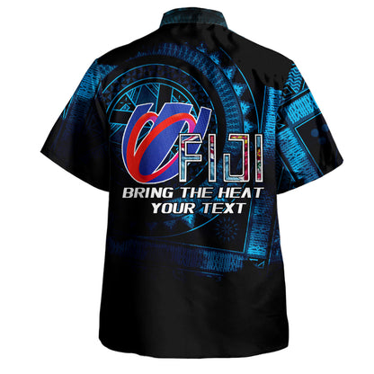 Fiji Custom Personalised Hawaiian Shirt Bring The Heat Rugby Cup