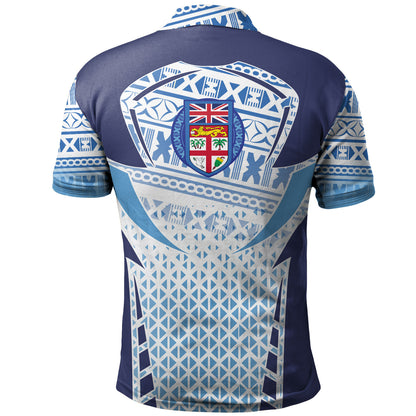Fiji Polo Shirt Flying Fijians Rugby Cup