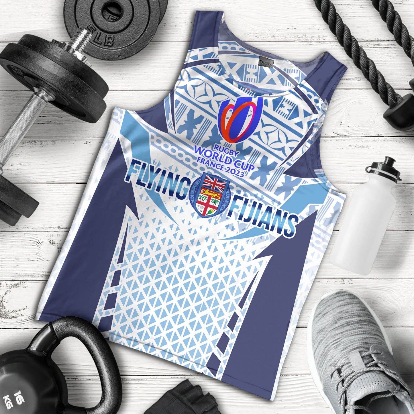 Fiji Tank Top Flying Fijians Rugby Cup