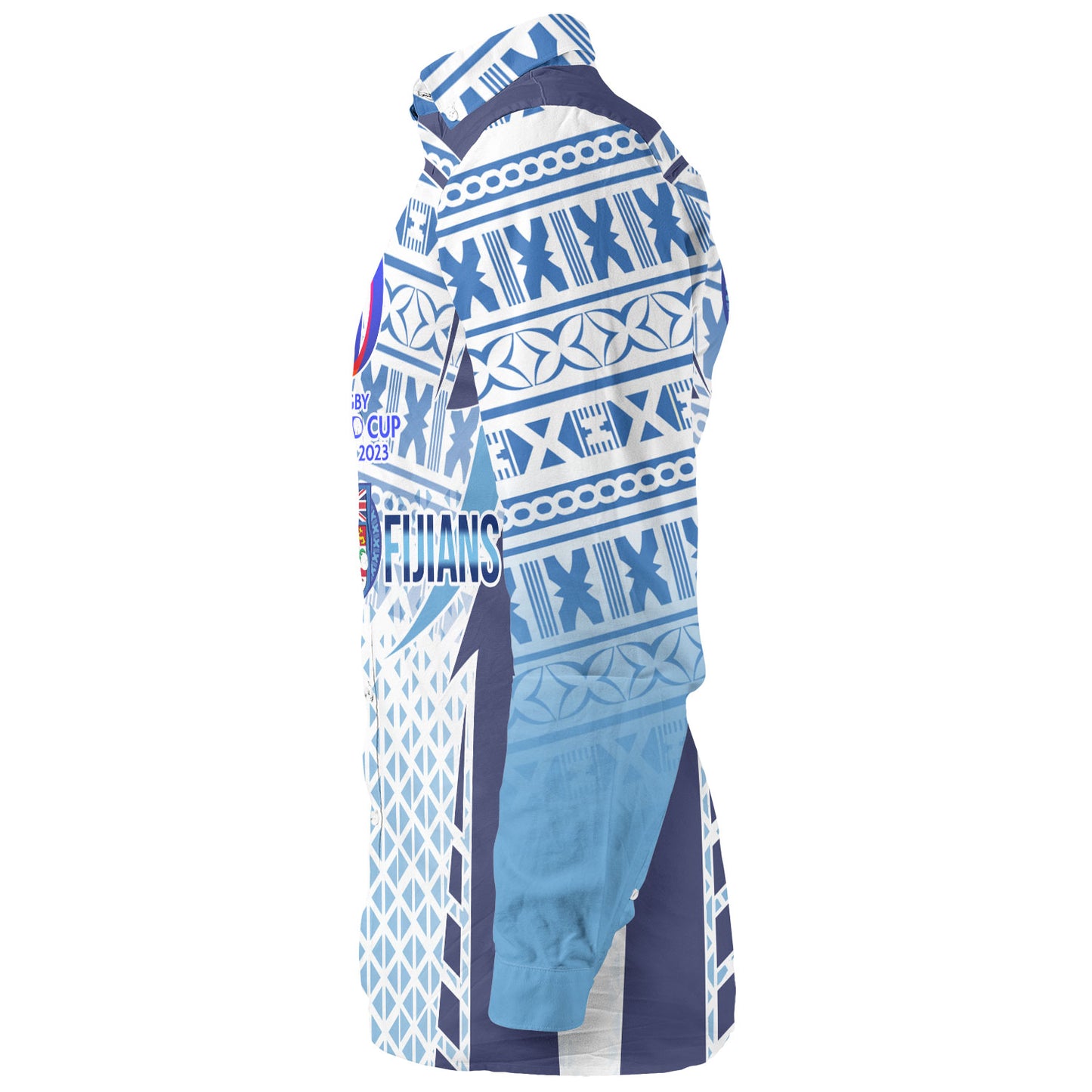 Fiji Long Sleeve Shirt Flying Fijians Rugby Cup