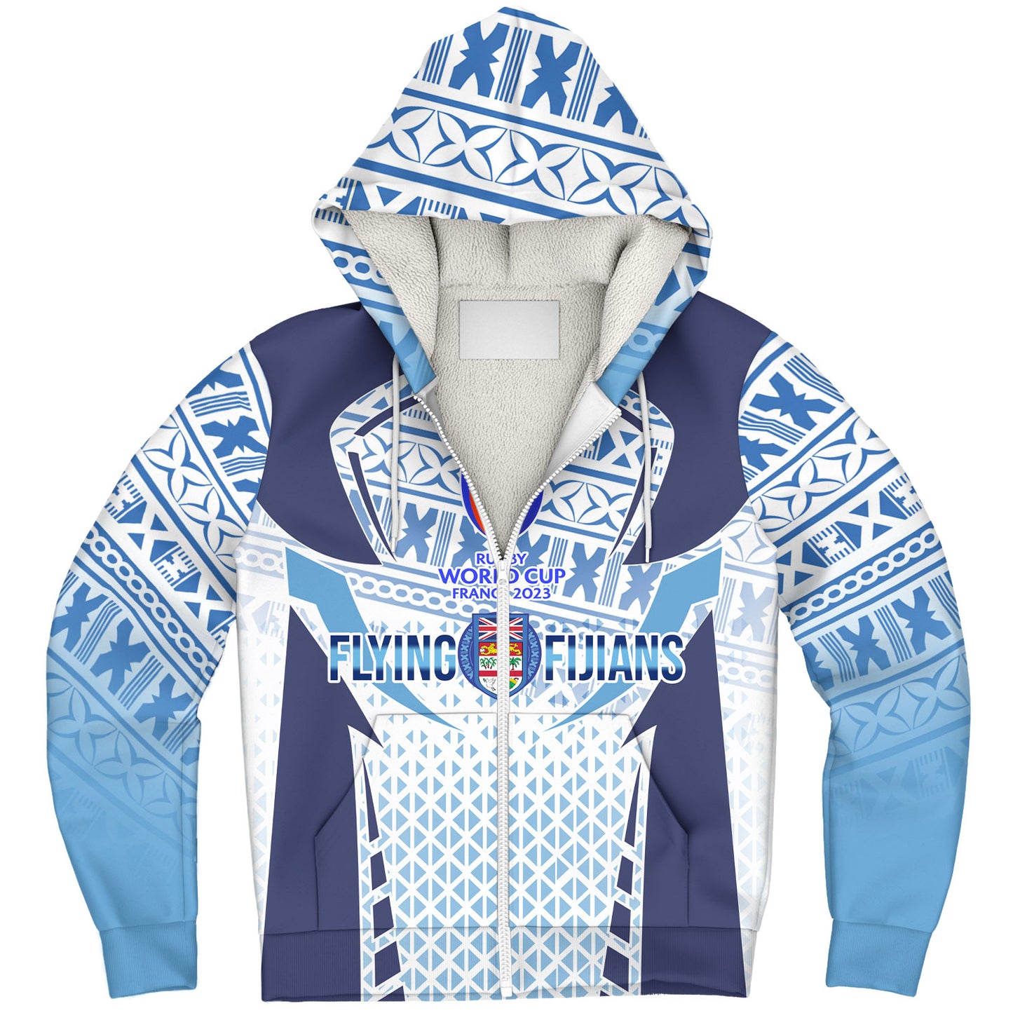 Fiji Sherpa Hoodie Flying Fijians Rugby Cup