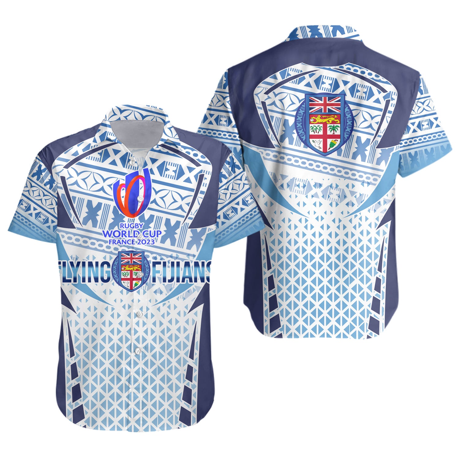 Fiji Short Sleeve Shirt Flying Fijians Rugby Cup