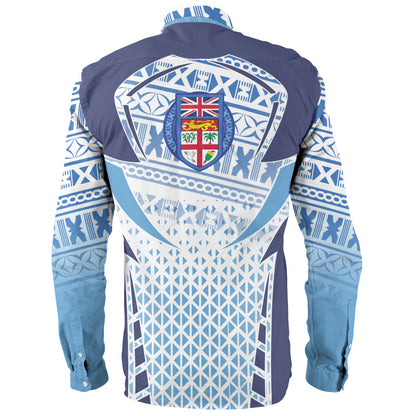 Fiji Long Sleeve Shirt Flying Fijians Rugby Cup