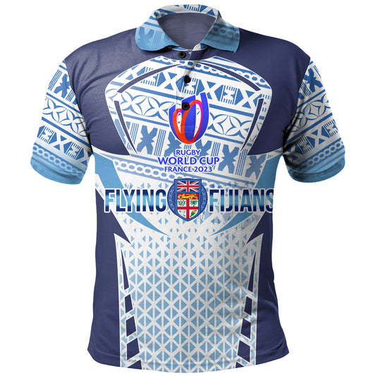Fiji Polo Shirt Flying Fijians Rugby Cup