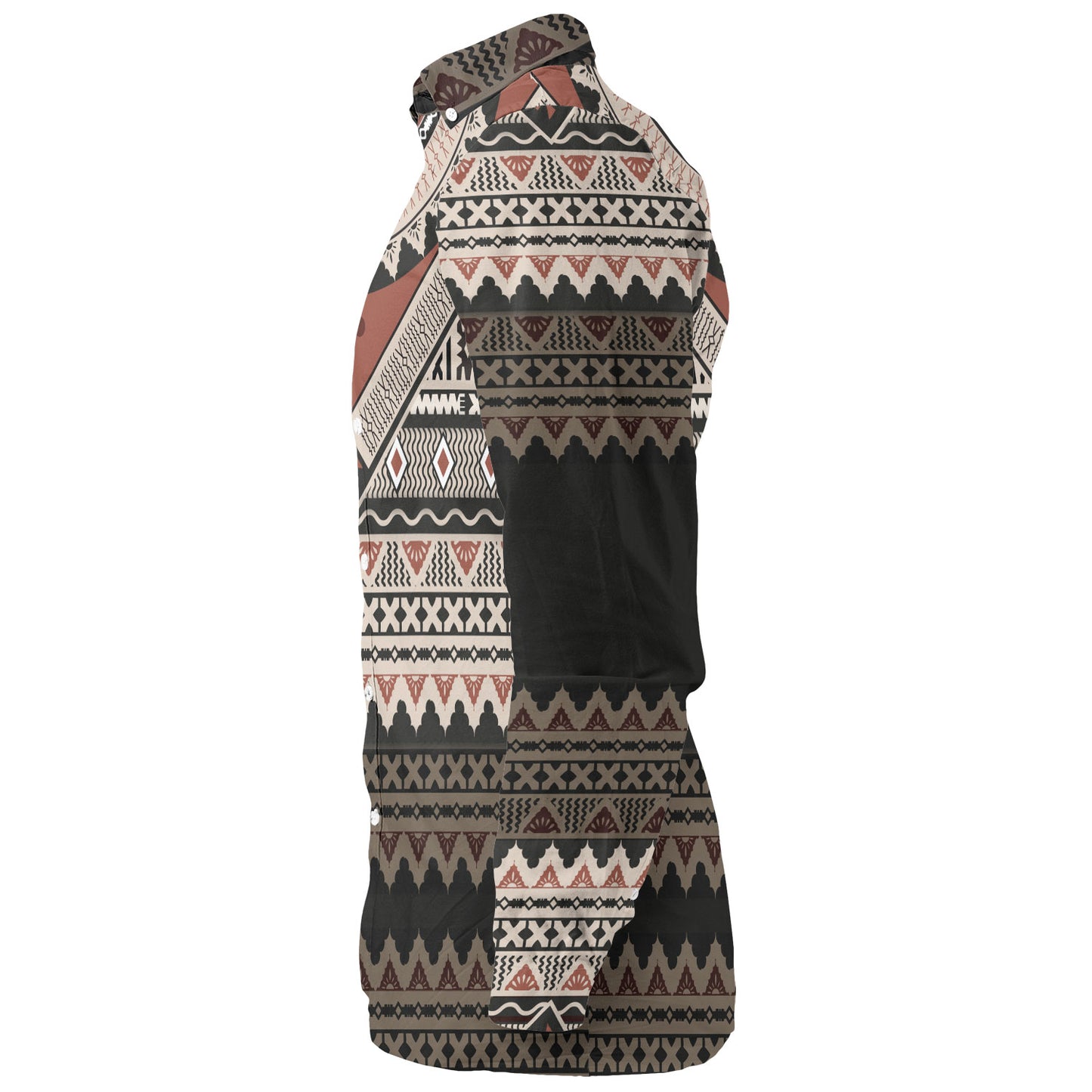 Fiji Long Sleeve Shirt Fiji Traditional Culture - Tapa Cloth