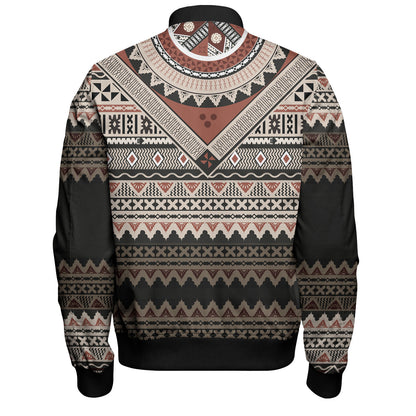 Fiji Bomber Jacket Fiji Traditional Culture - Tapa Cloth