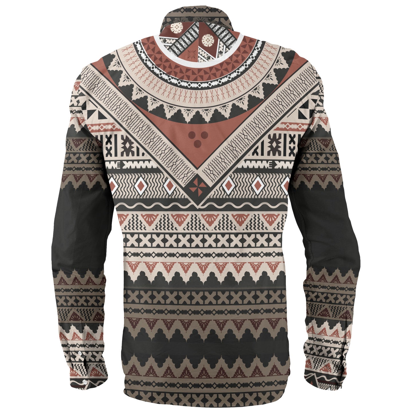 Fiji Long Sleeve Shirt Fiji Traditional Culture - Tapa Cloth
