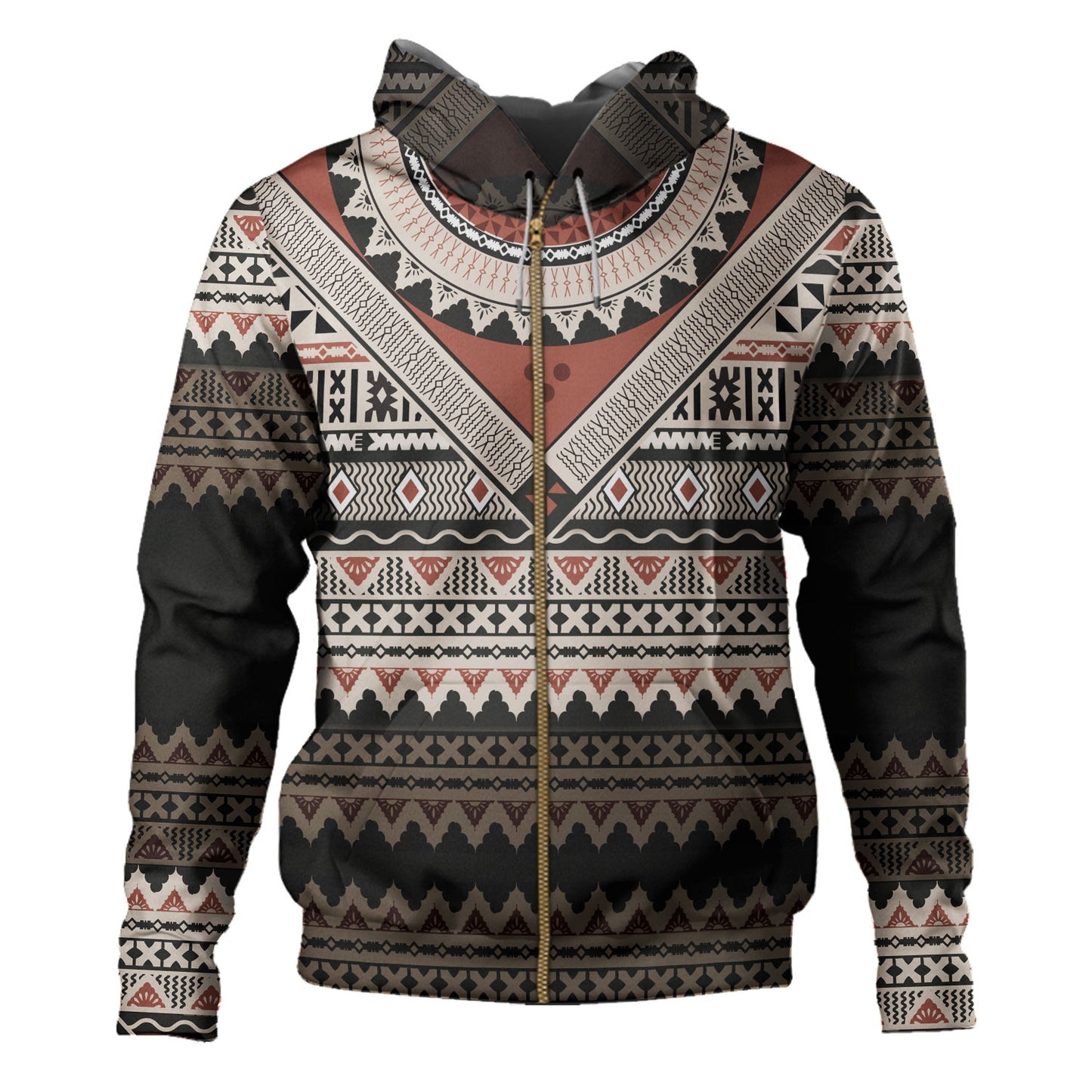 Fiji Hoodie Fiji Traditional Culture - Tapa Cloth