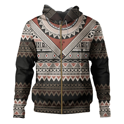 Fiji Hoodie Fiji Traditional Culture - Tapa Cloth