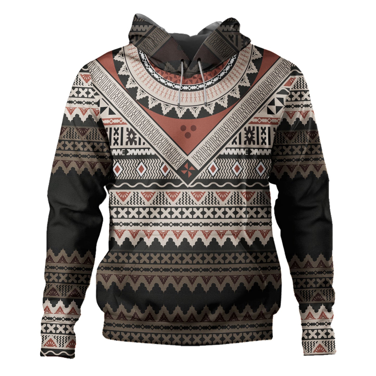 Fiji Hoodie Fiji Traditional Culture - Tapa Cloth