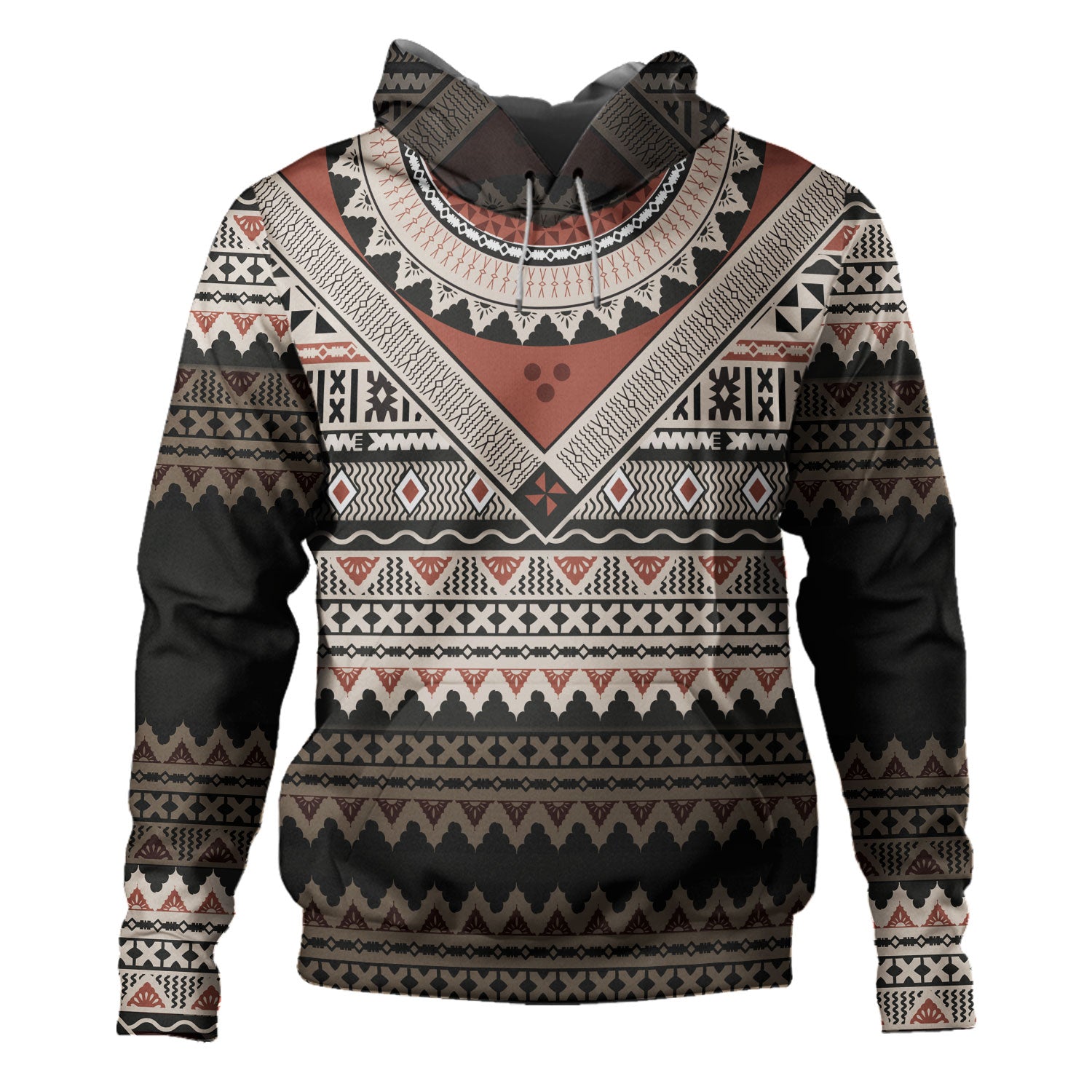 Fiji Hoodie Fiji Traditional Culture - Tapa Cloth