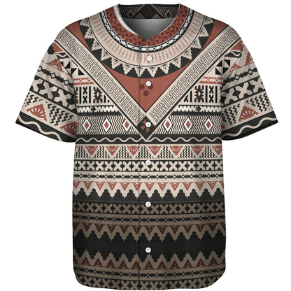 Fiji Baseball Shirt Fiji Traditional Culture - Tapa Cloth