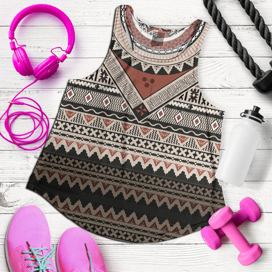 Fiji Women Tank Fiji Traditional Culture - Tapa Cloth