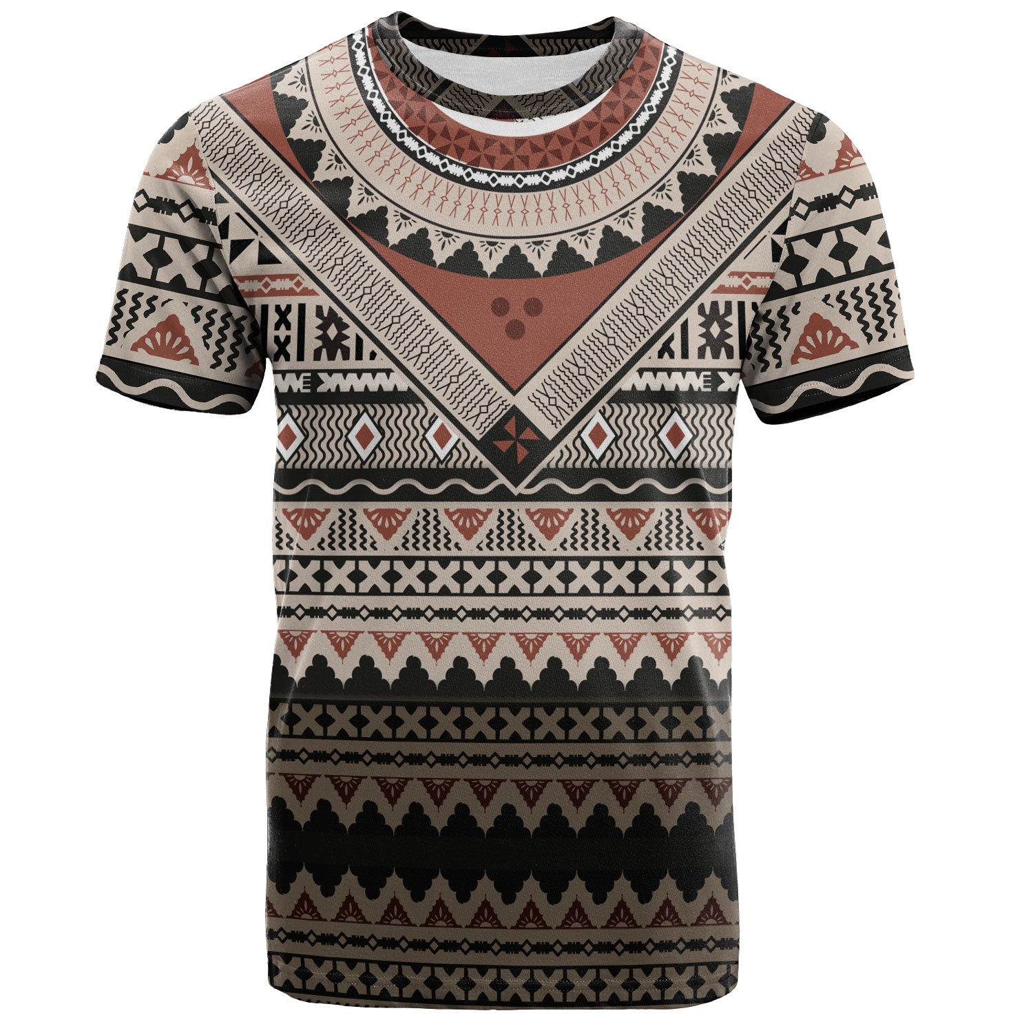 Fiji T-Shirt Fiji Traditional Culture - Tapa Cloth