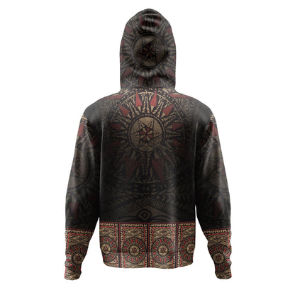 Fiji Hoodie Fijian Masi Tapa Patterns
