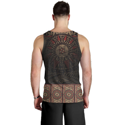 Fiji Tank Top Fijian Masi Tapa Patterns