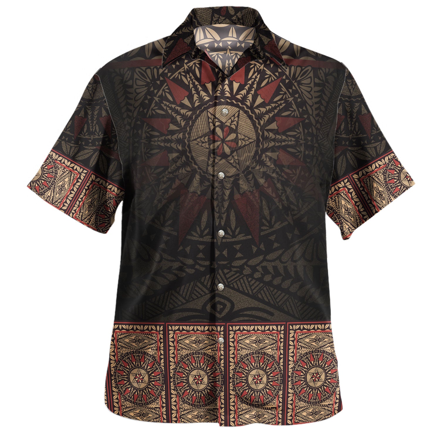 Fiji Hawaiian Shirt Fiji Traditional Culture - Tapa Cloth