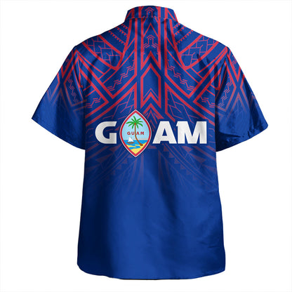 Federated States Of Micronesia Hawaiian Shirt - Flag Color With Traditional Patterns