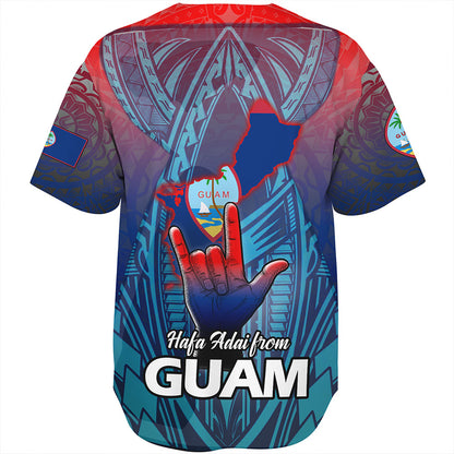 Guam Baseball Shirt Hafa Adai From Guam Style