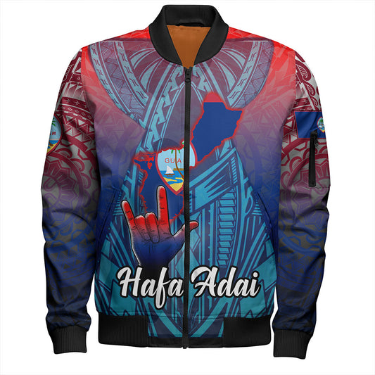 Guam Bomber Jacket Hafa Adai From Guam Style