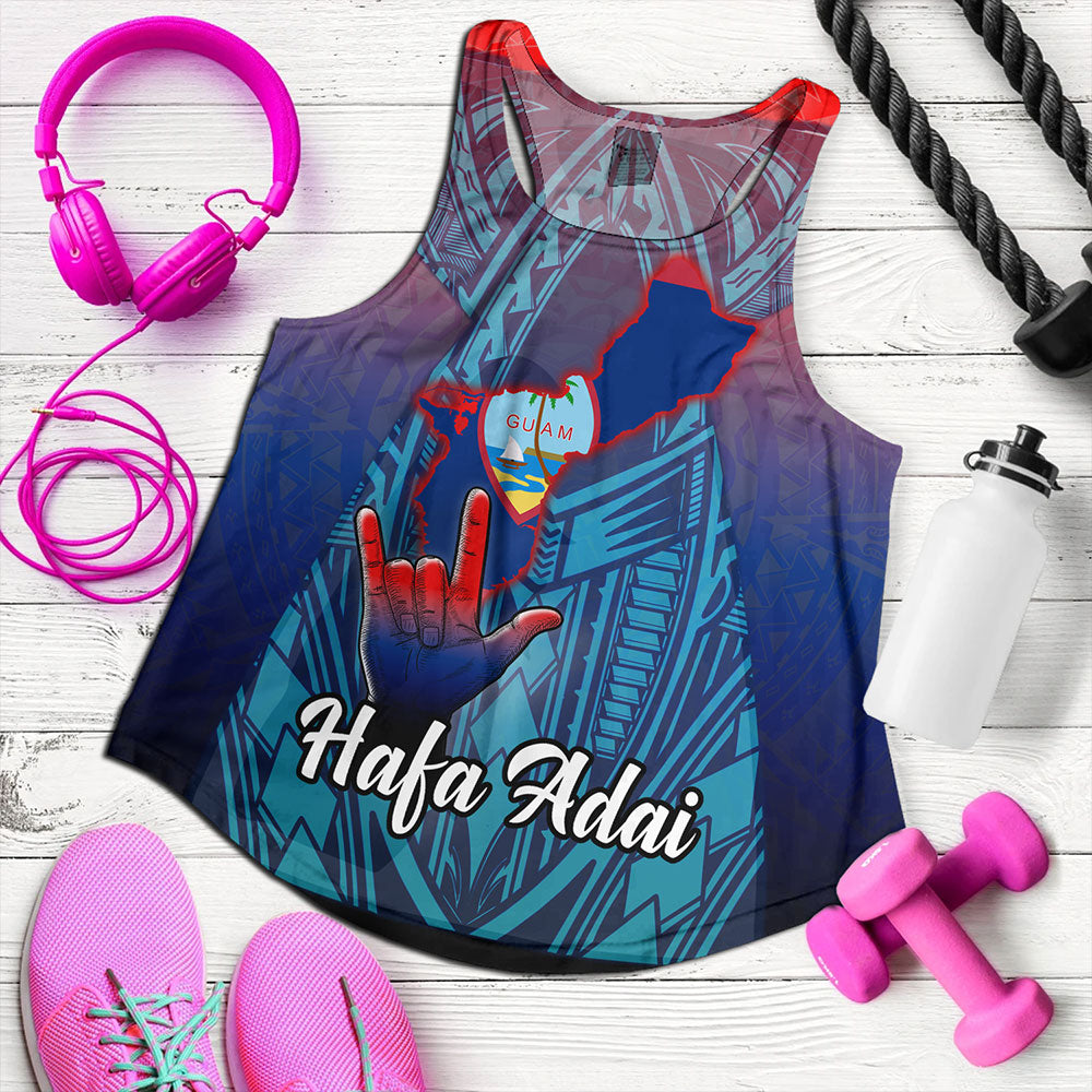 Guam Women Tank Hafa Adai From Guam Style
