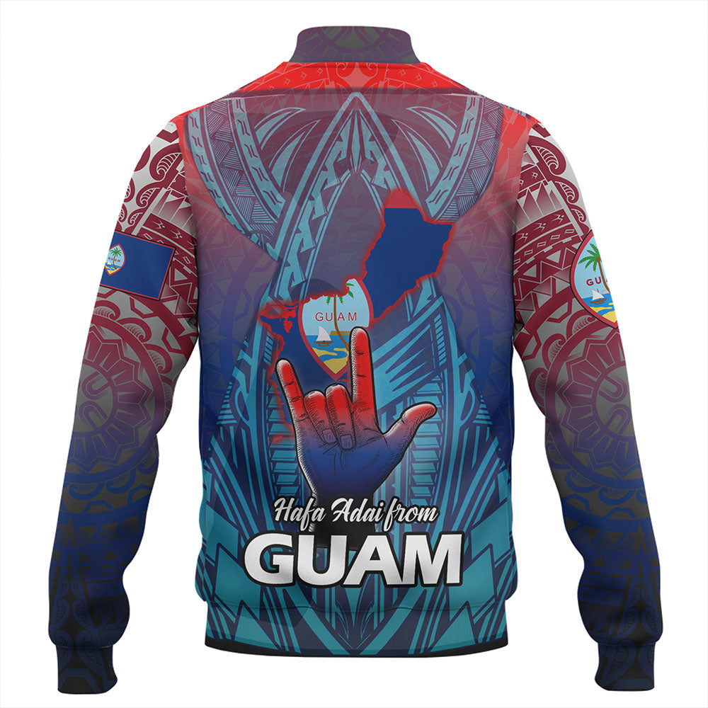 Guam Baseball Jacket Hafa Adai From Guam Style