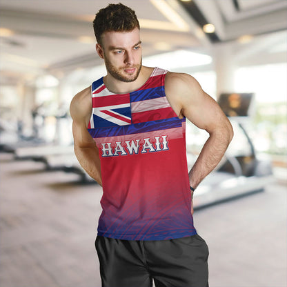 Hawaii Tank Top - Hawaii Flag Color With Traditional Patterns