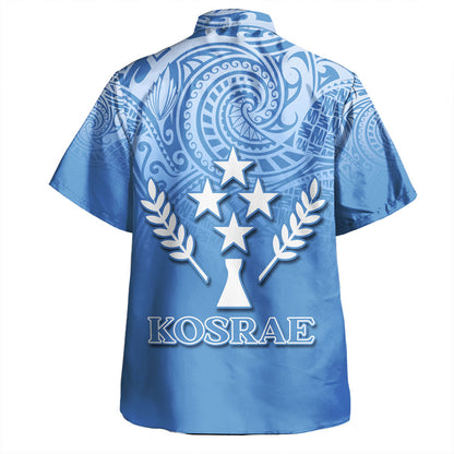 Pohnpei State Hawaiian Shirt Flag Color With Traditional Patterns