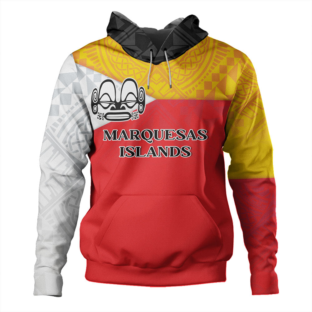 Marquesas Flag Marquesas Islands Hoodie Flag Color With Traditional Patterns ...