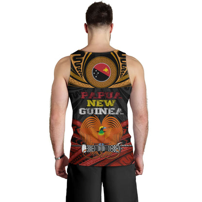 Papua New Guinea Custom Personalised Tank Top Papua New Guinea Fabric Pattern Design